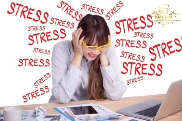 lão hóa da do stress